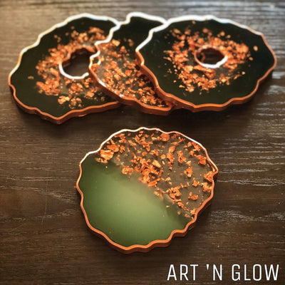 How to Create Color Changing Resin Coasters