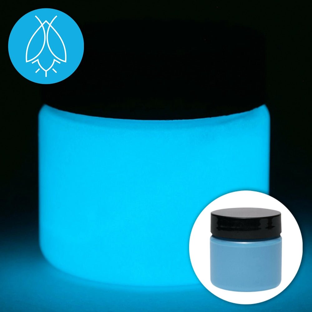 Glow In The Dark Paint - Fluorescent Blue Glow Paint – Art 'N Glow