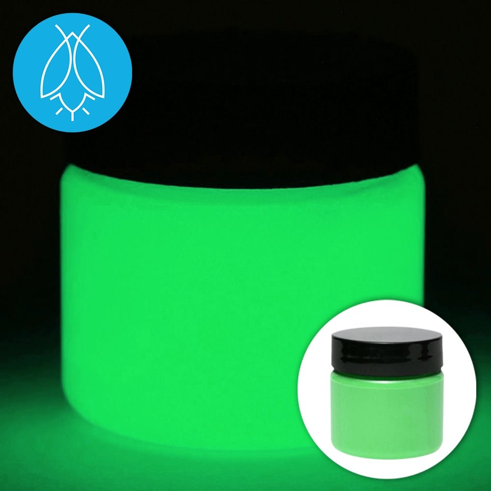 Art 'n Glow 1 Ounce Glow in The Dark Acrylic Paint - Variety of Color options Available, Size: 1 Fluid Ounce, Green