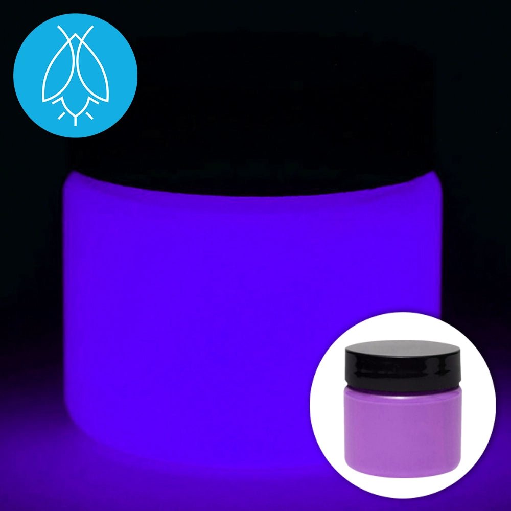Art 'n Glow 1 Ounce Glow in The Dark Acrylic Paint - Variety of Color options Available, Size: 1 Fluid Ounce, Purple