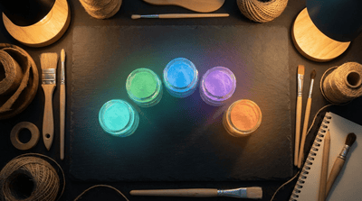 Glow In The Dark Powder | Phosphorescent Pigment for Resin & Crafts ...