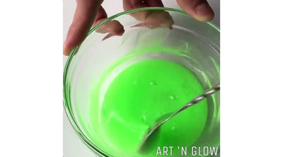How to Create Glow-in-the-Dark Slime with Art ‘N Glow Glow Powder