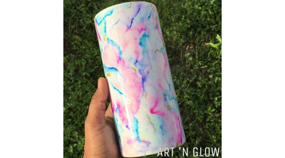 How To: Marble Ink Resin Vase