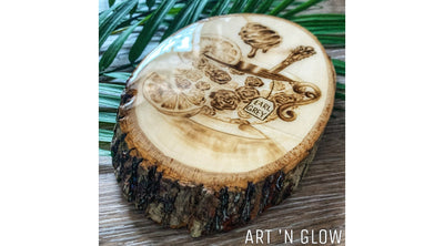 How to Coat Wood-burned Art with Epoxy Resin