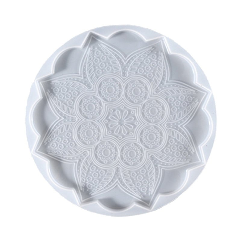 flower coaster silicone mold