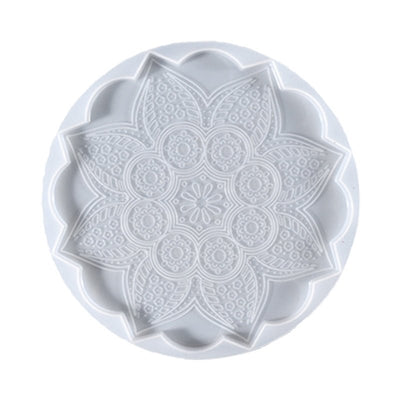 flower coaster silicone mold