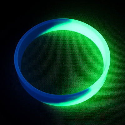 green glow resin bangle