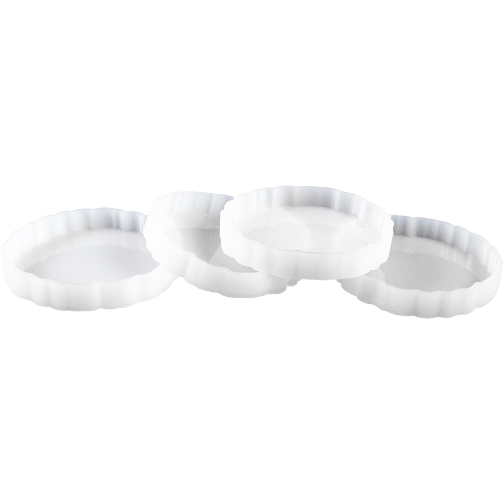 Geode Shaped Coaster 4 piece Silicone Mold Set