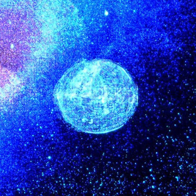 white glow in the dark moon