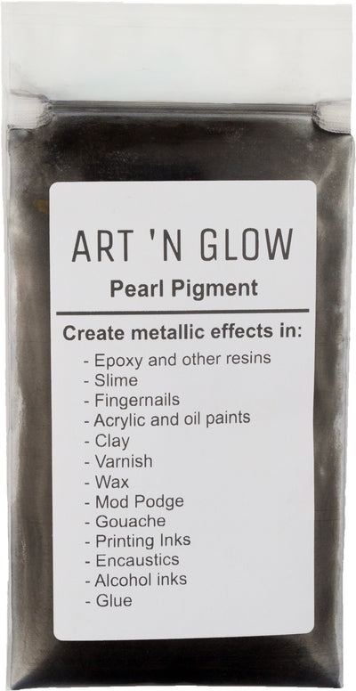 Art 'N Glow Black Mica Pearl Pigment