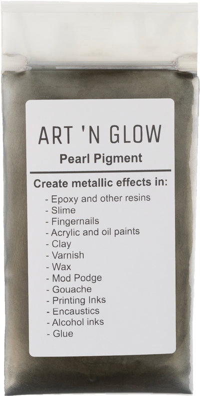 Art 'N Glow Gunmetal Gray Mica Pearl Pigment