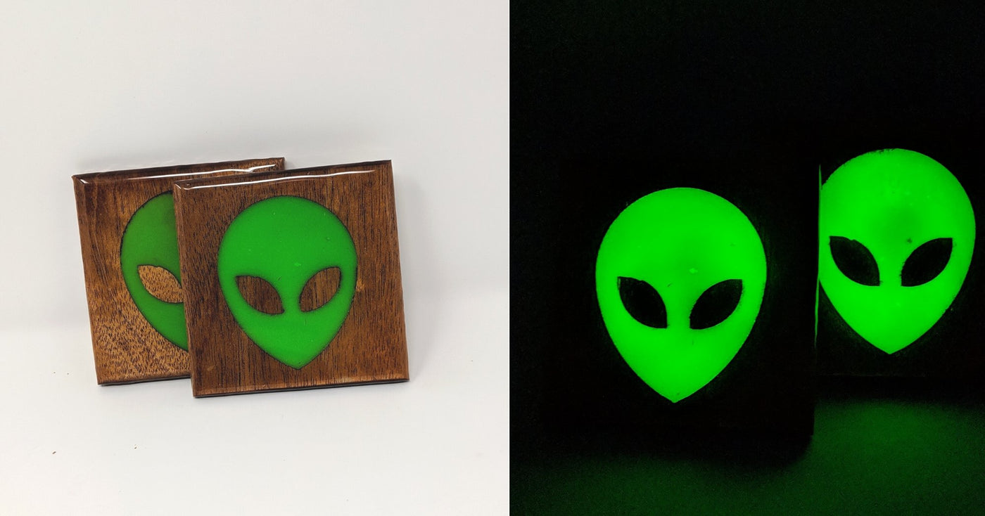 Fluorescent Green Glow Powder