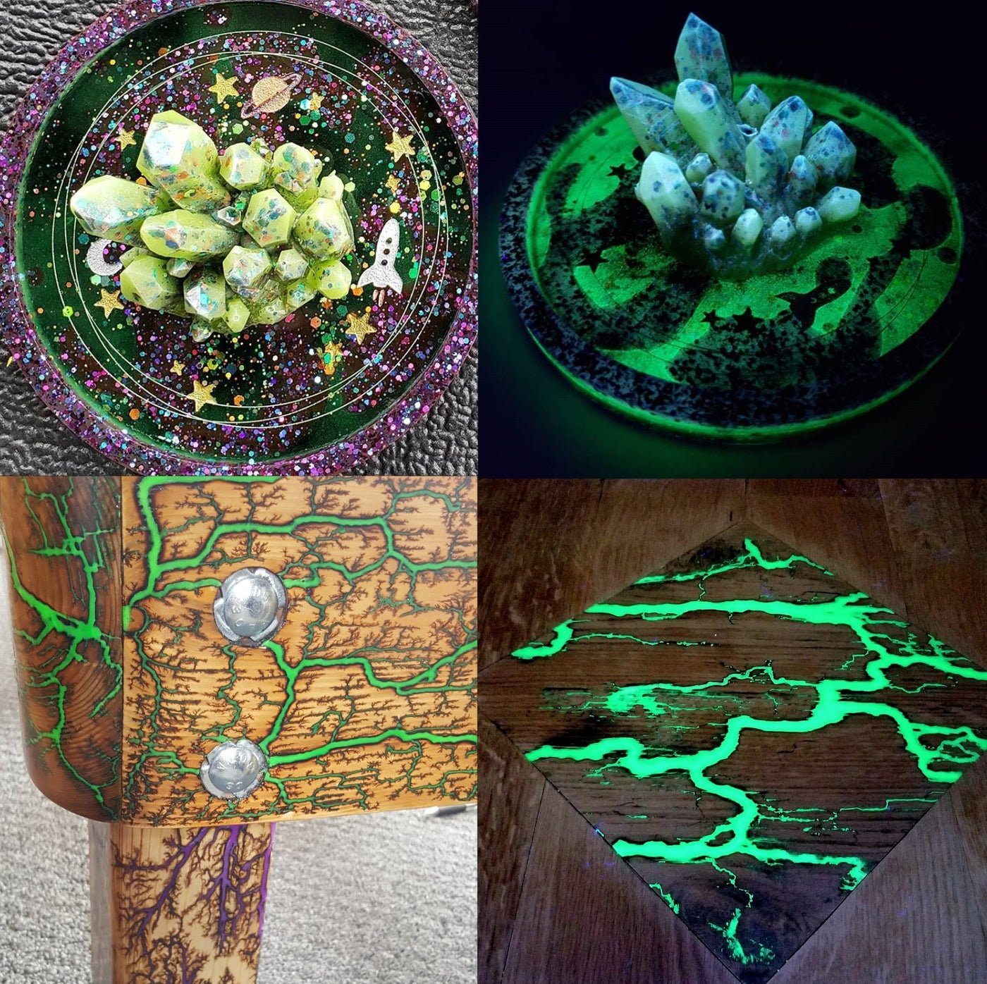 Fluorescent Green Glow Powder