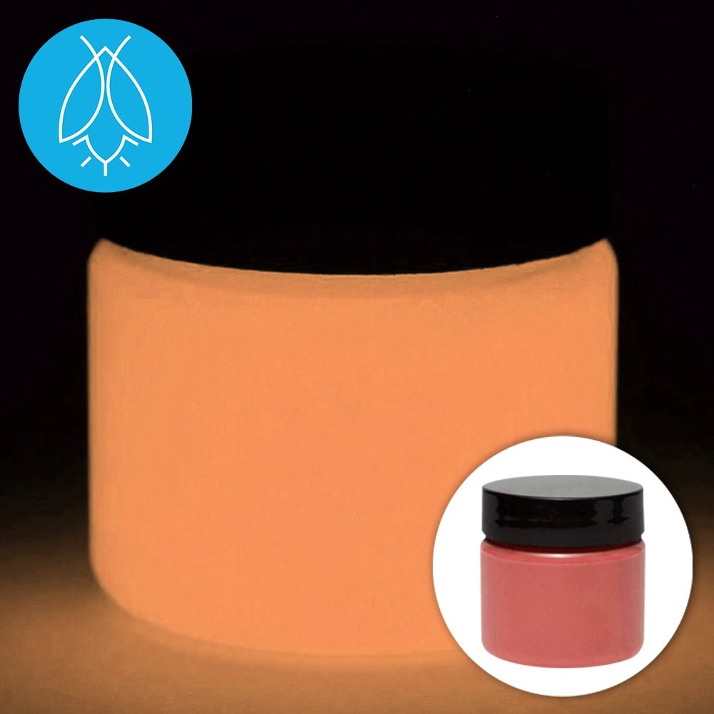 Glow in The Dark Powder - Neutral Orange Glow Powder 16 Ounces (One pound) by Art 'n Glow