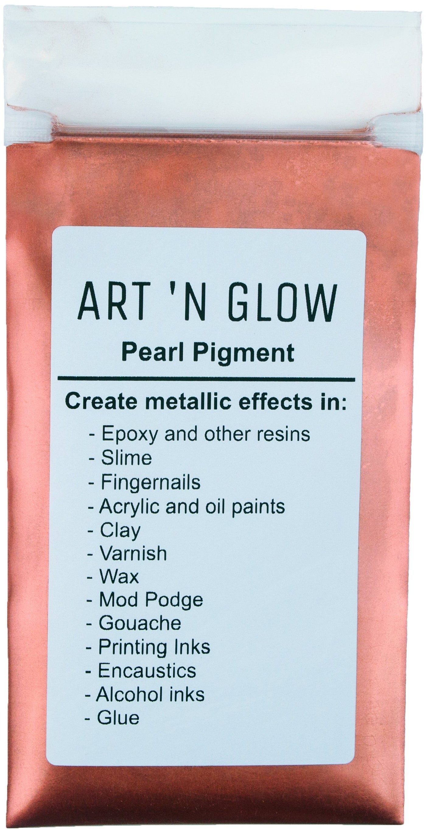 Art 'N Glow Rose Mica Pearl Pigment