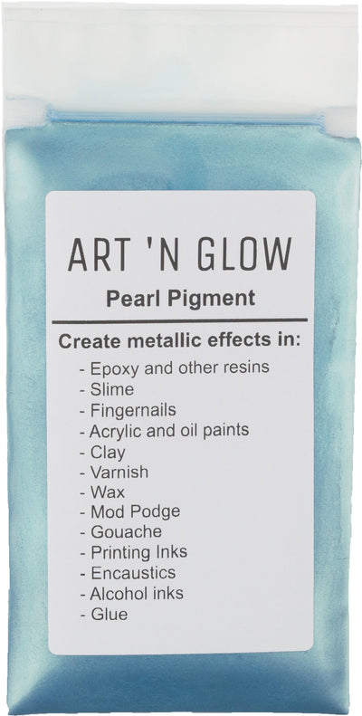 Art 'N Glow Sky Blue Mica Pearl Pigment