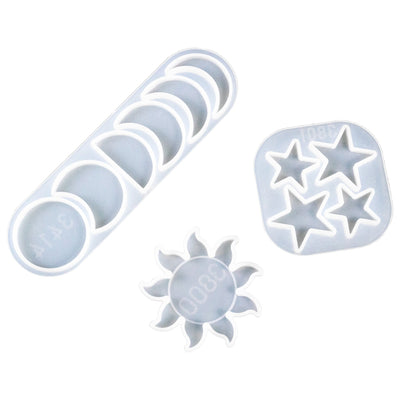Moon Phases, Stars and Sun Silicone Mold Set